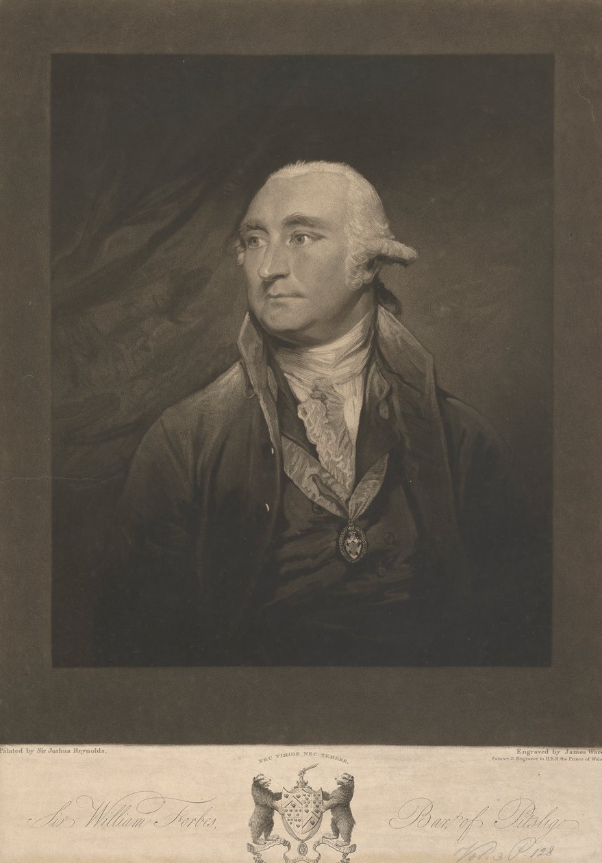 Sir William Forbes, 6º Baronete de Monymusk e Pitsligo de James Ward