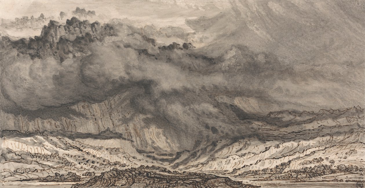 Snowdon, uma tempestade que se aproxima de James Ward