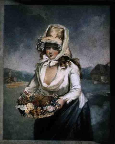 Verão, gravado pelo artista, pub. c.1805 (gravura mezzotint) (par de 125572) de James Ward