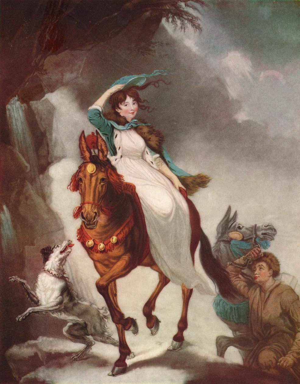 O viajante alpino, 1804 de James Ward