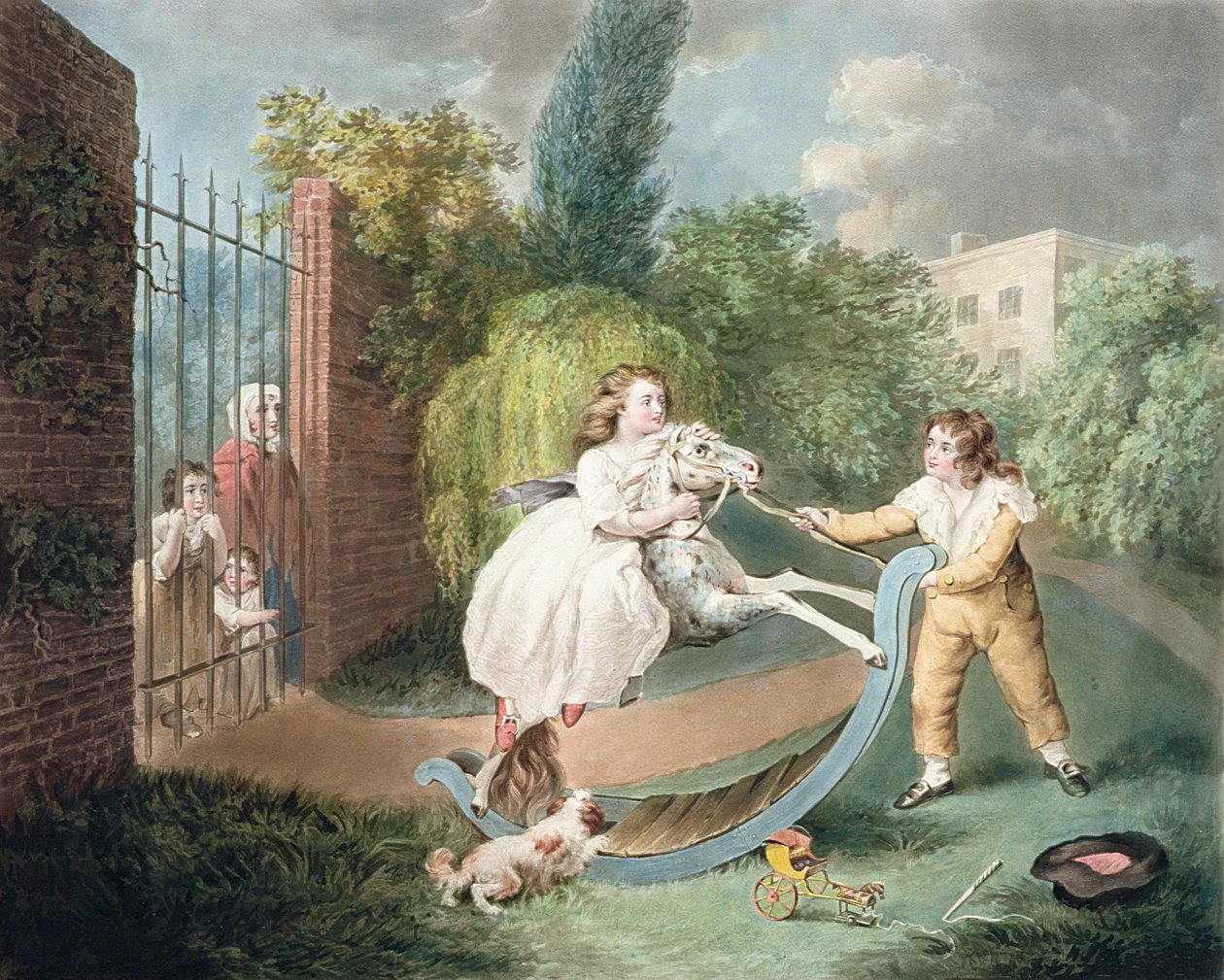 The Rocking Horse, c.1793 (mezzotint) de James Ward