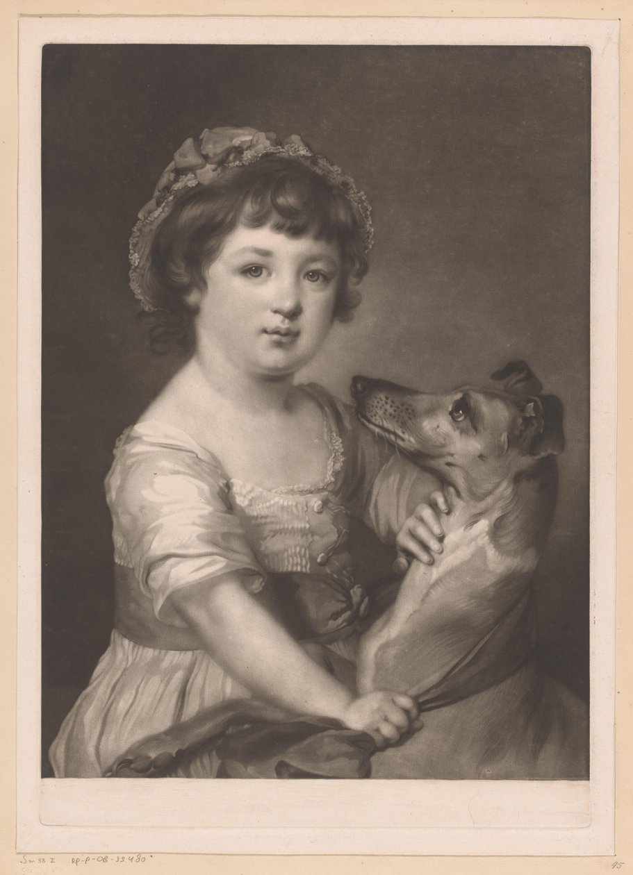 Retrato de Frances Lascelles de James Watson (prentmaker)