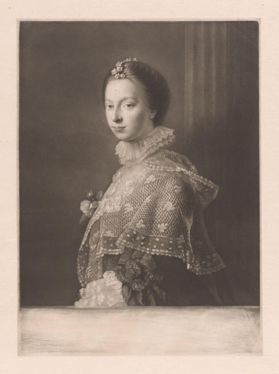 Retrato de Janet Erskine de James Watson (prentmaker)