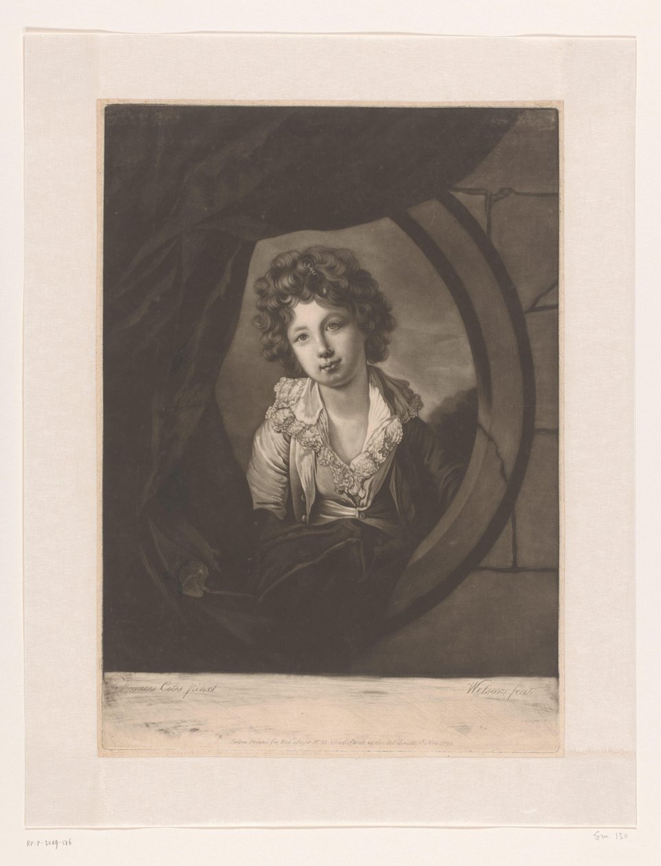 Retrato de William Campbell Skinner de James Watson (prentmaker)
