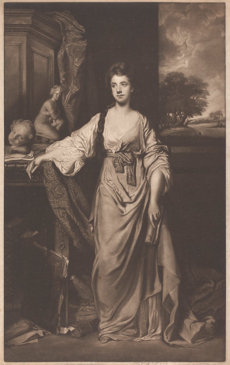 Lady Ann Hussey (née Delaval) Stanhope de James Watson