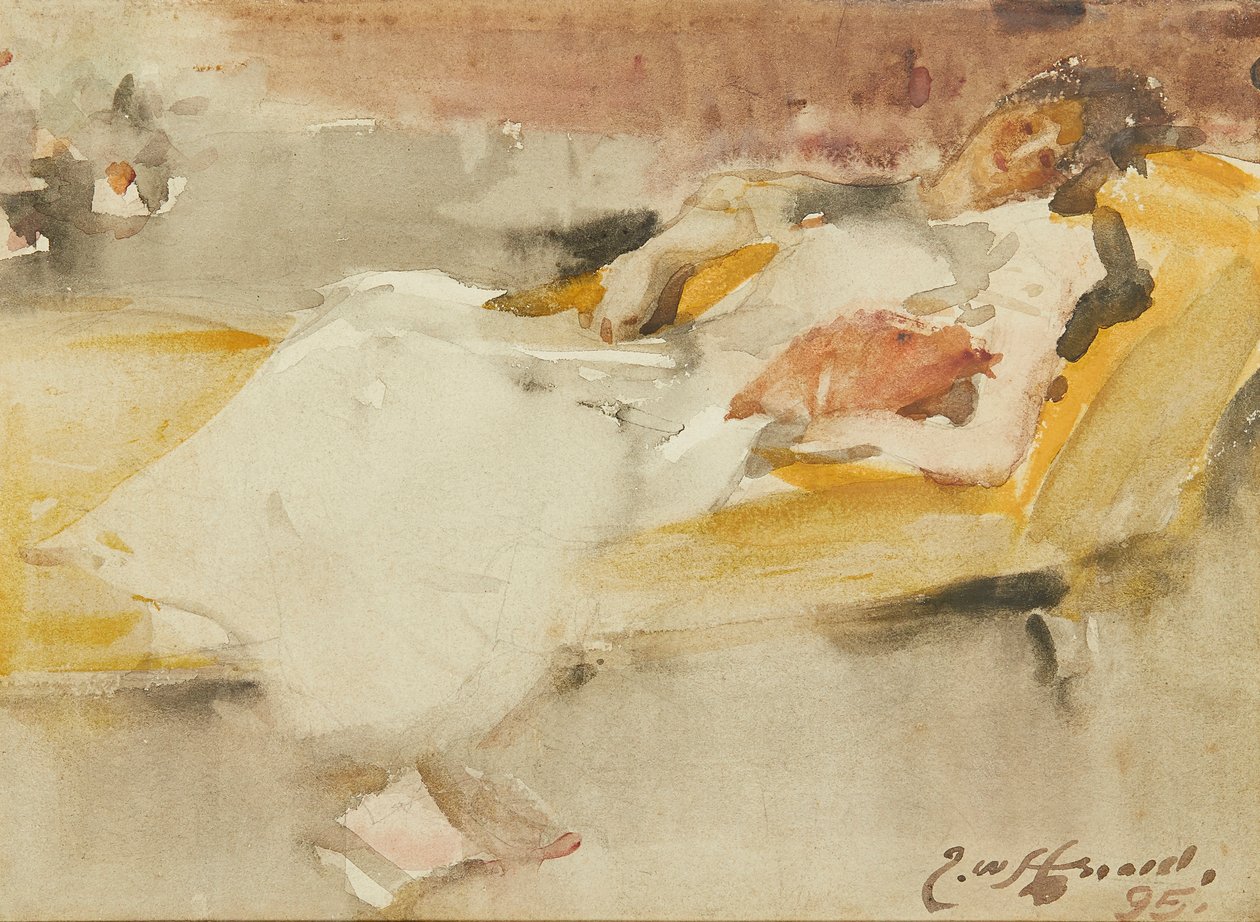 Dolce Far Niente (aquarela) de James Watterston Herald