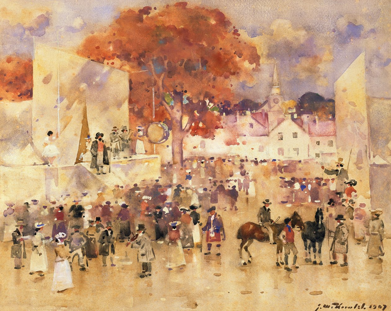 Feira Escocesa, 1907 de James Watterston Herald