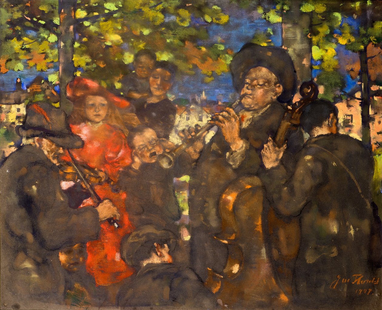 Os músicos (ou os menestréis) de James Watterston Herald