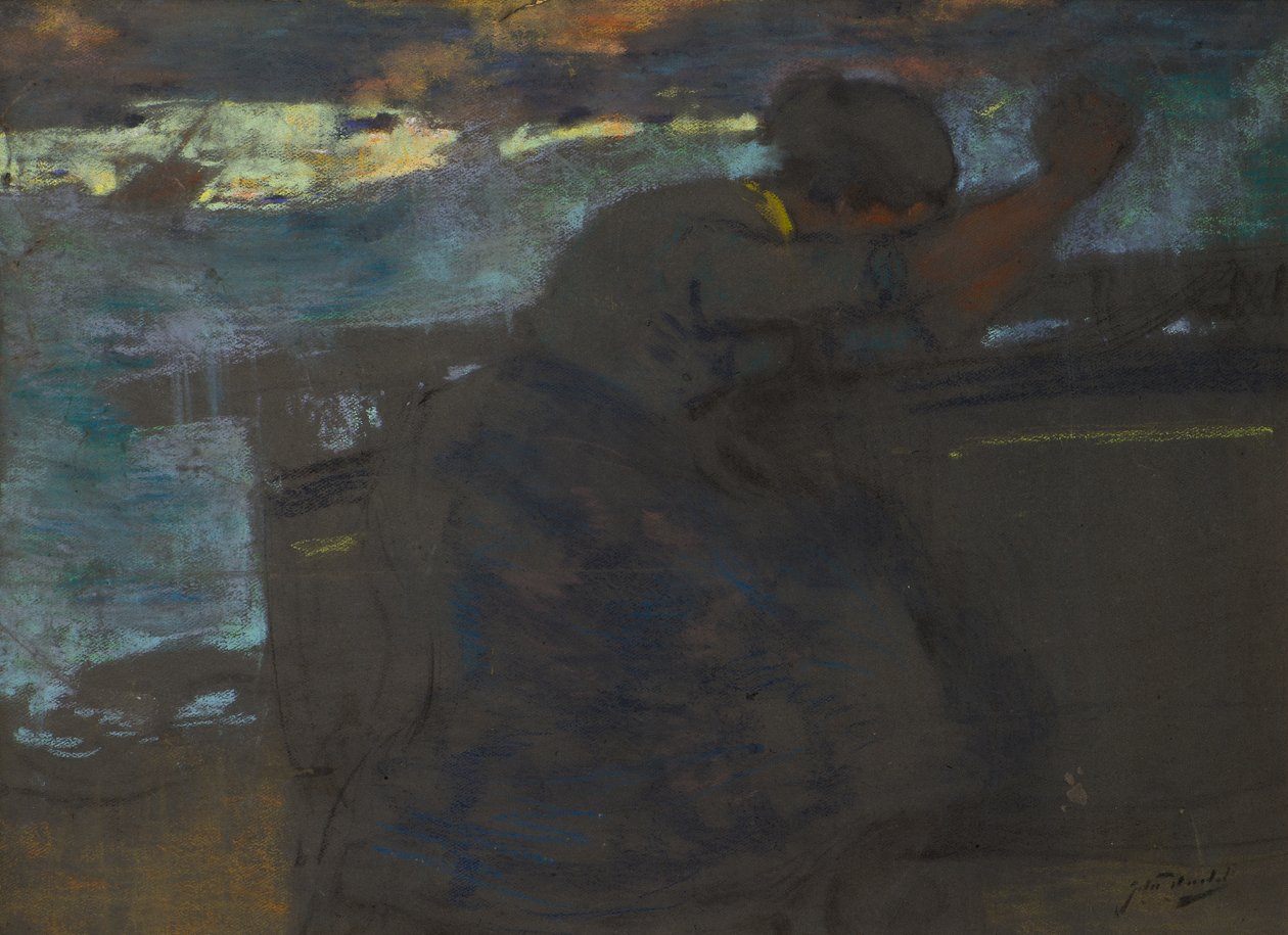 The Wreck (pastel) de James Watterston Herald