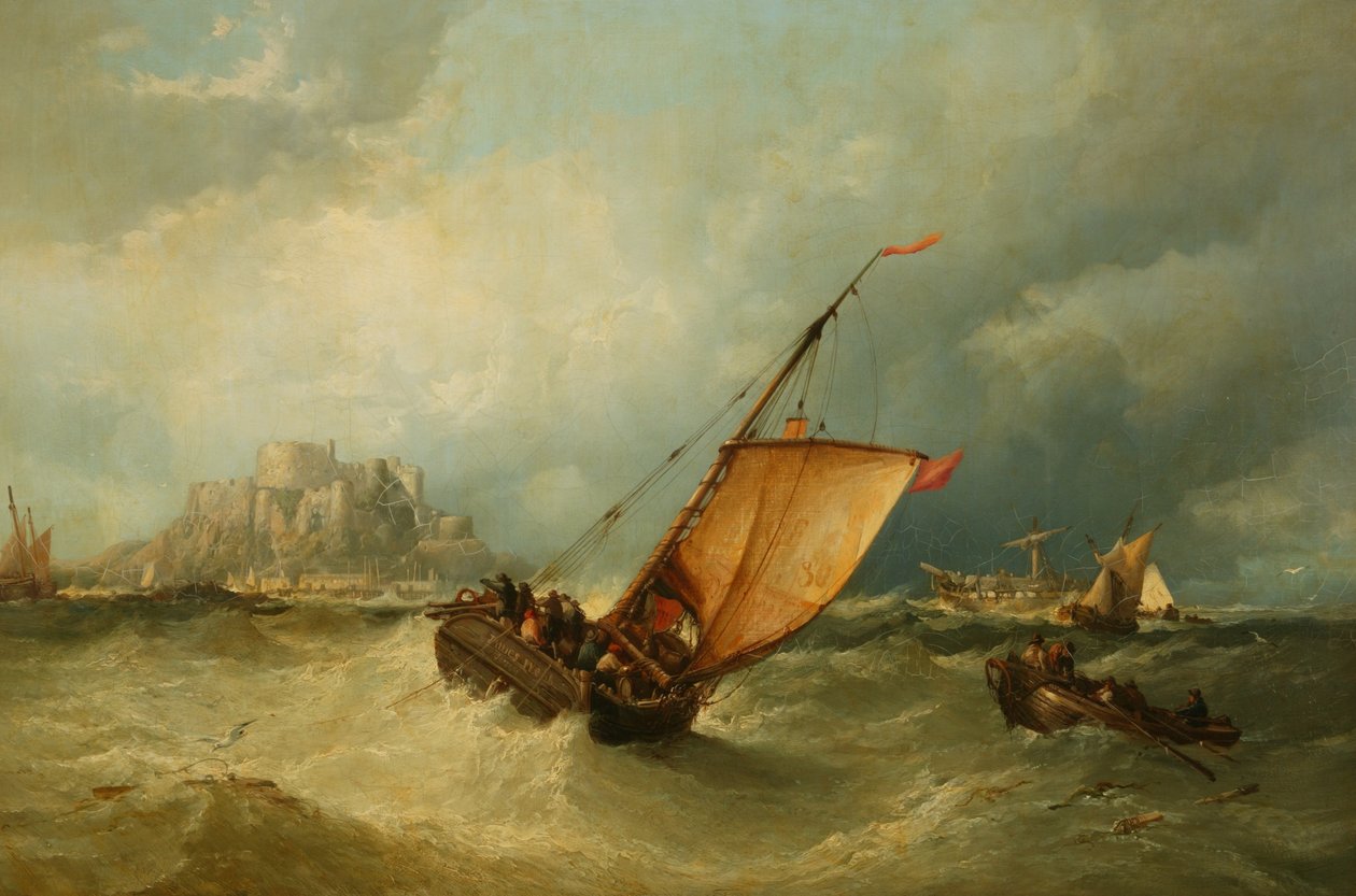 Depois da tempestade (óleo sobre tela) de James Webb