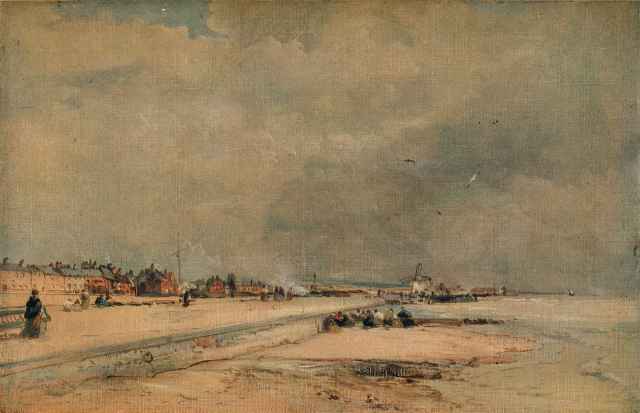 Littlehampton, Inverno, c1868 de James Webb