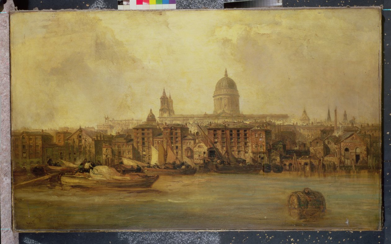O Tamisa perto de Blackfriars de James Webb