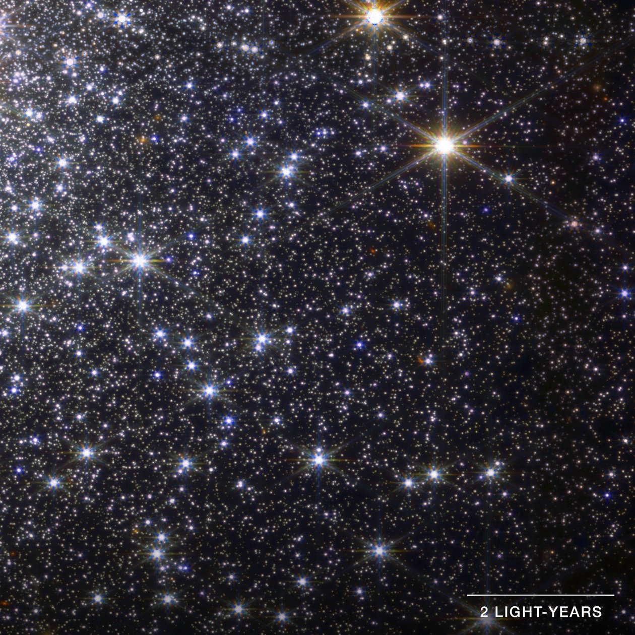 Aglomerado Globular M92 (Detalhe NIRCam) de James Webb Space Telescope (NASA)