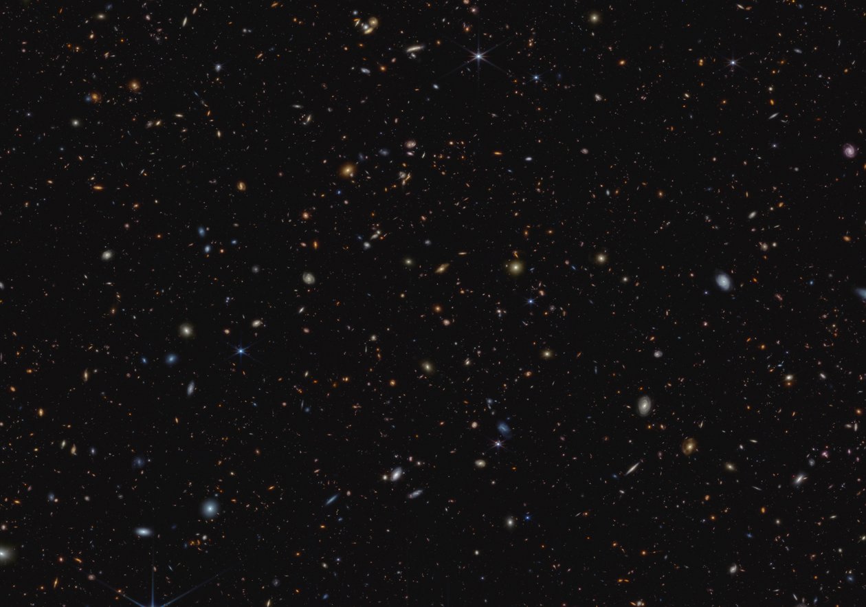 Levantamento Extragaláctico Profundo Avançado do JWST (Imagem NIRCam) de James Webb Space Telescope (NASA)