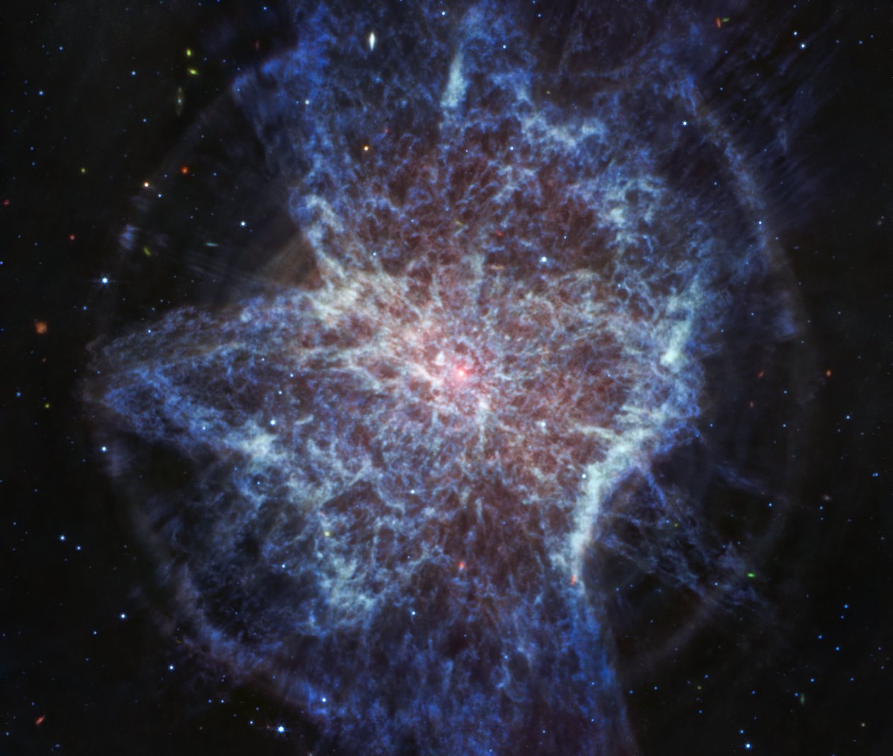 NGC 6072 (Imagem da NIRCam Compass) de James Webb Space Telescope (NASA)