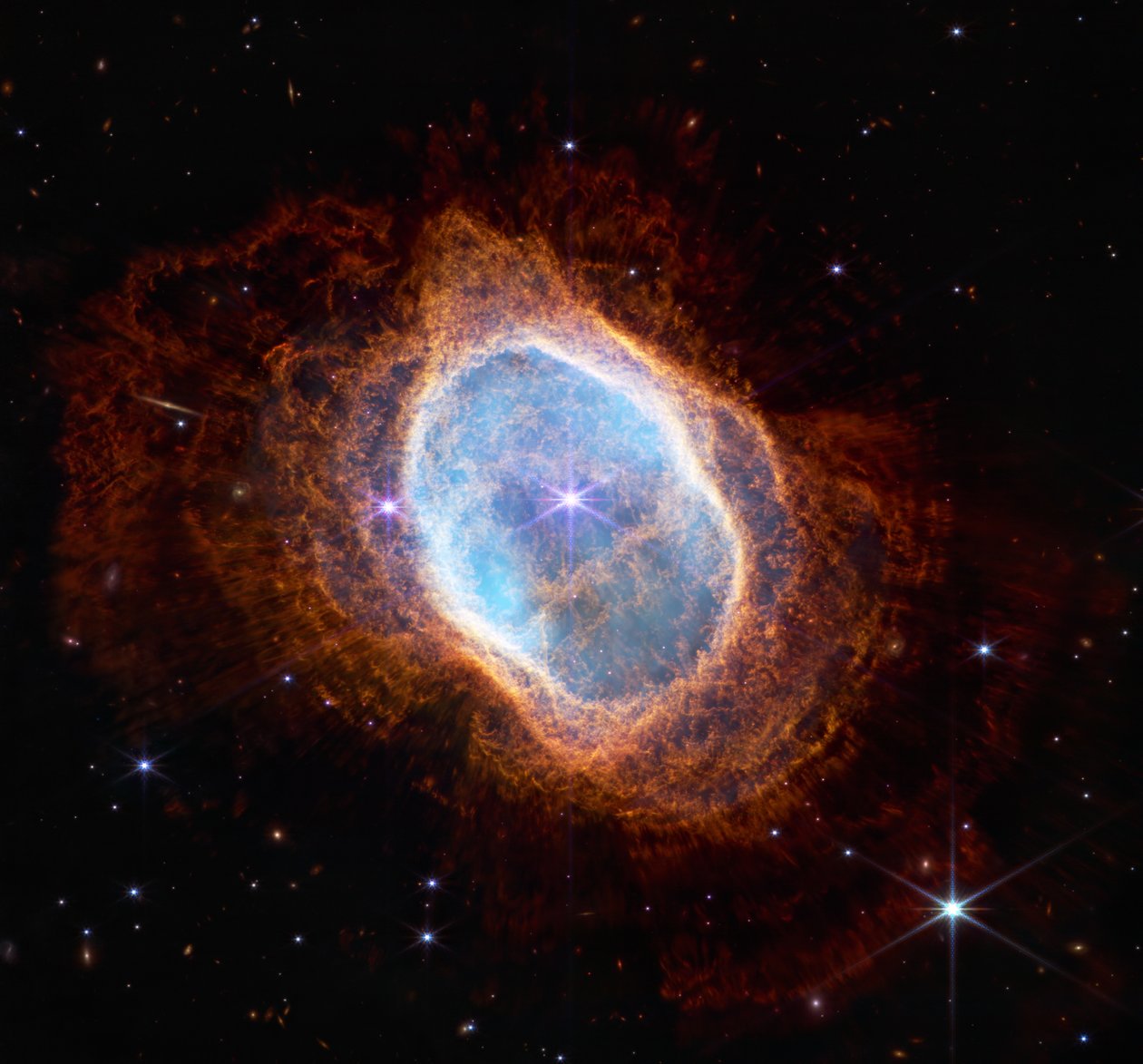 Nebulosa do Anel do Sul (NIRCam Image) de James Webb Space Telescope (NASA)