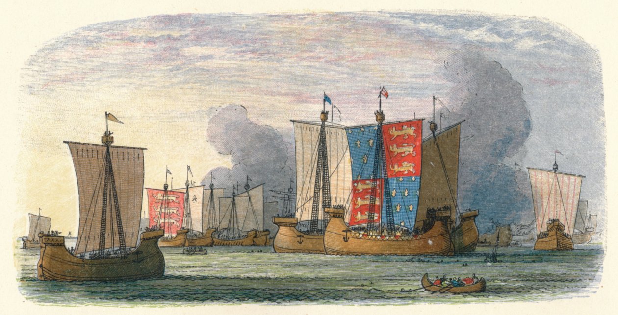 Batalha de Sluys, 24 de junho de 1340 1864 de James William Edmund Doyle