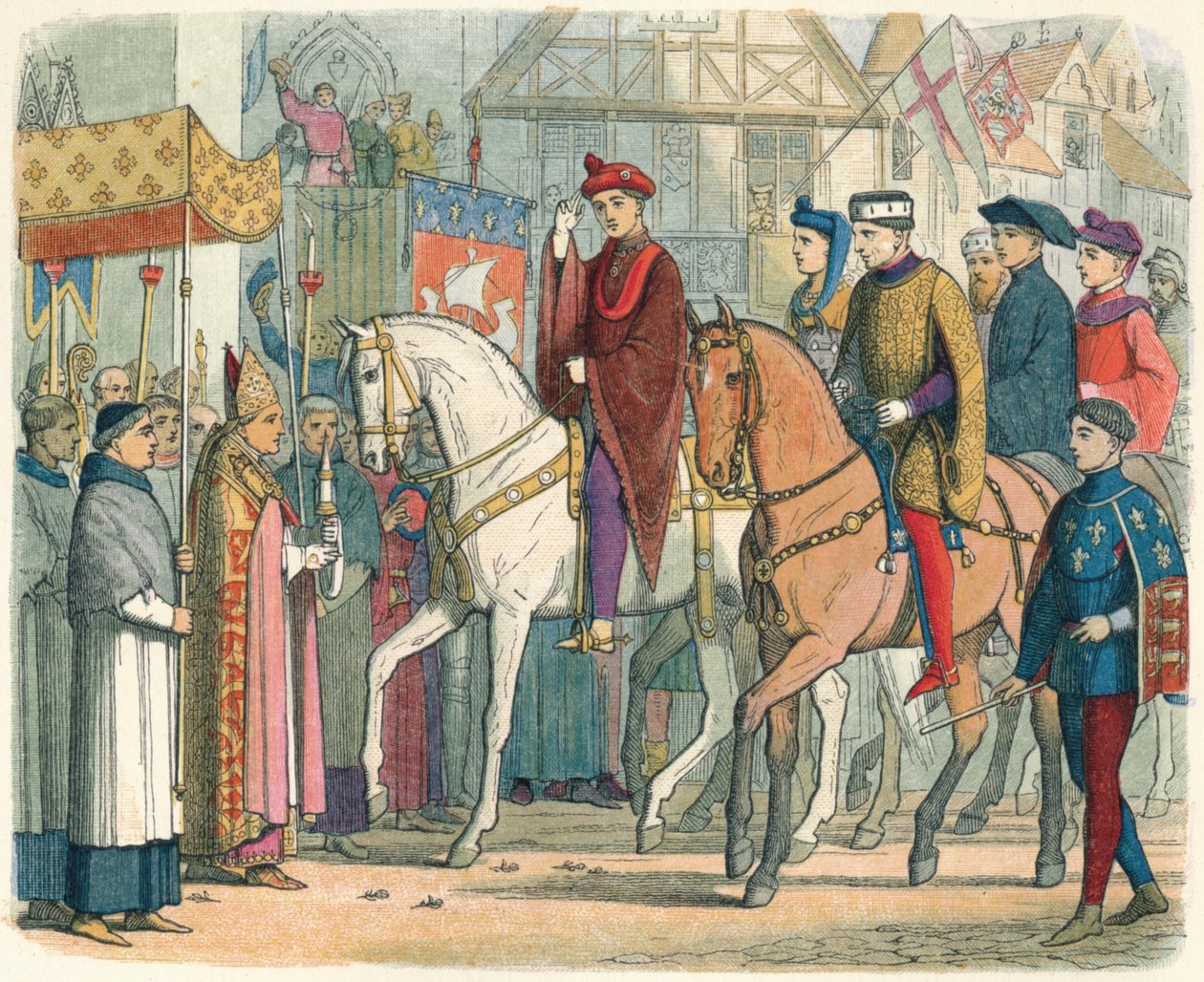 Charles e Henry recebidos pelo clero, 1420 1864 de James William Edmund Doyle