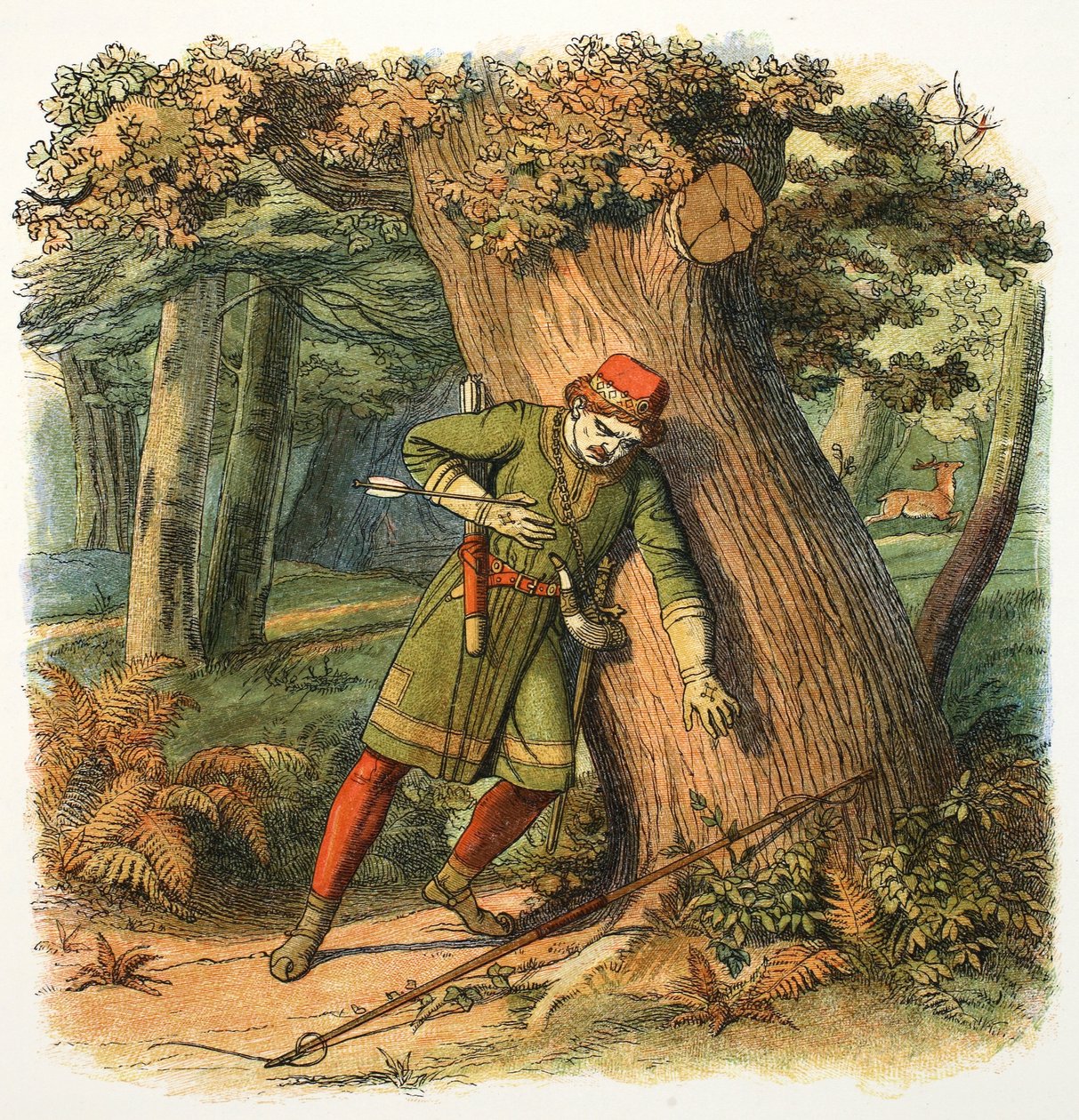 Morte de Guilherme II da Inglaterra, 1100 1864 de James William Edmund Doyle