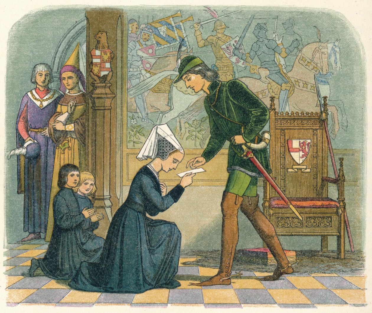 Eduardo IV e Lady Elizabeth Gray, 1464 1864 de James William Edmund Doyle
