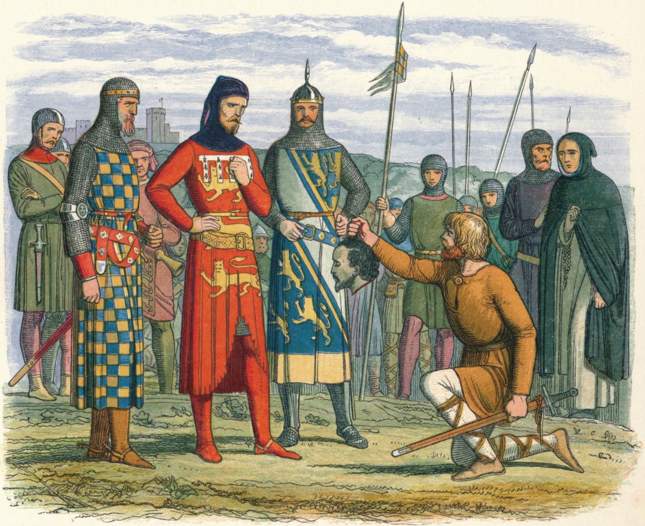 Cabeça de Gavestons mostrada ao Conde de Lancaster, 1312 1864 de James William Edmund Doyle