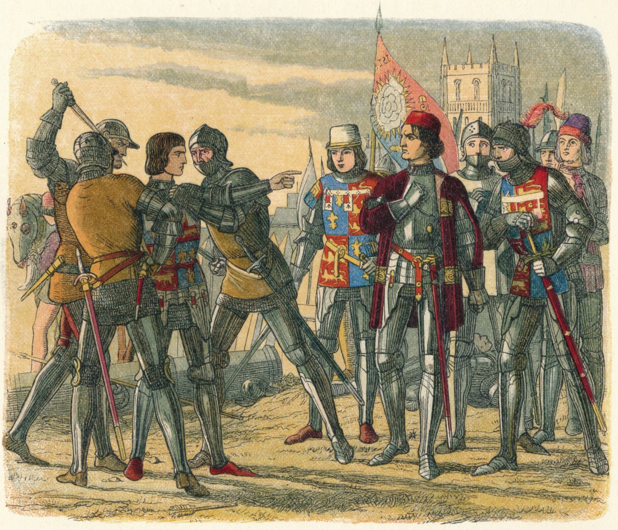 Assassinato do príncipe Edward, 1471 1864 de James William Edmund Doyle