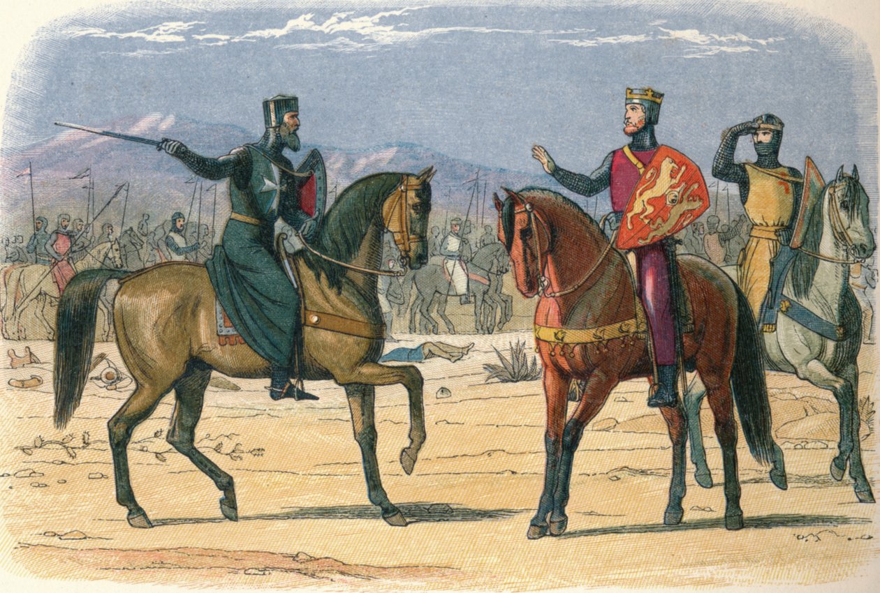 Ricardo e o Mestre de São João, 1191 1864 de James William Edmund Doyle