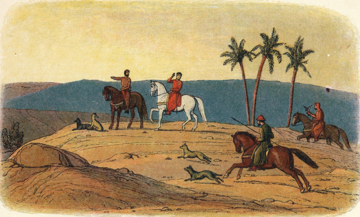 Richard se recusa a olhar para a Cidade Santa, 1192 1864 de James William Edmund Doyle