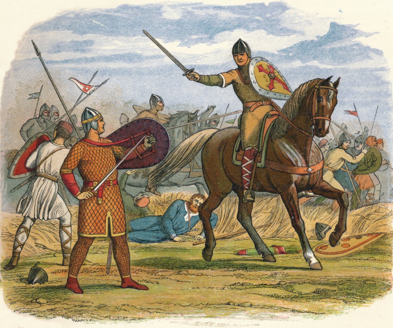 Robert feito prisioneiro pelo funcionário Baudri, 1106 1864 de James William Edmund Doyle