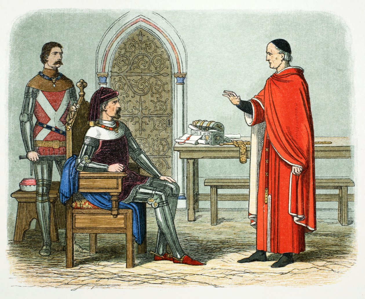 Sir William Gascoigne recusa-se a condenar um prelado ou colega, 1405 1864 de James William Edmund Doyle