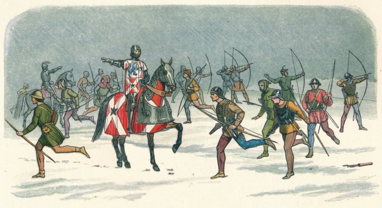 Estratagema de Lord Fauconbridge em Towton, 1461 1864 de James William Edmund Doyle