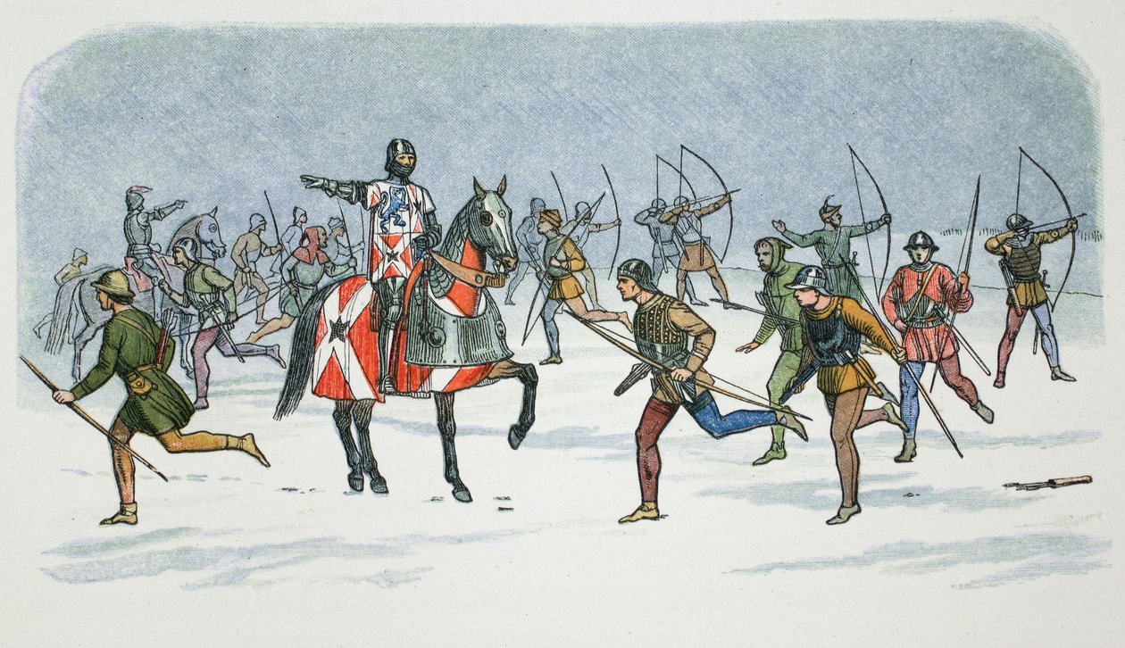 Estratégia de Lord Fauconberg na Batalha de Towton, Yorkshire, 1461 1864. de James William Edmund Doyle