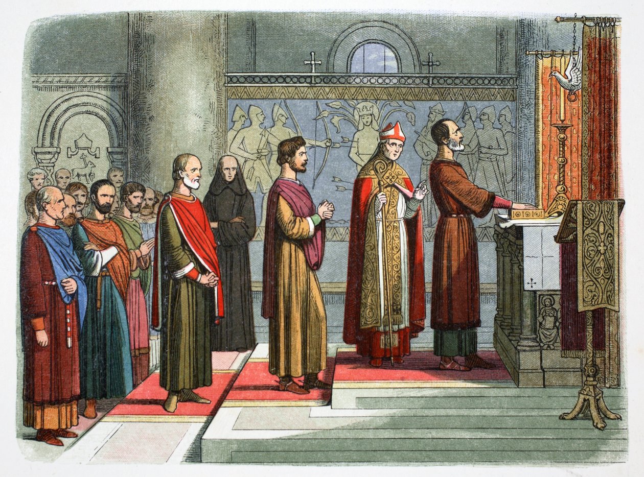 Os barões juram alcançar as suas liberdades, 1214 1864 de James William Edmund Doyle