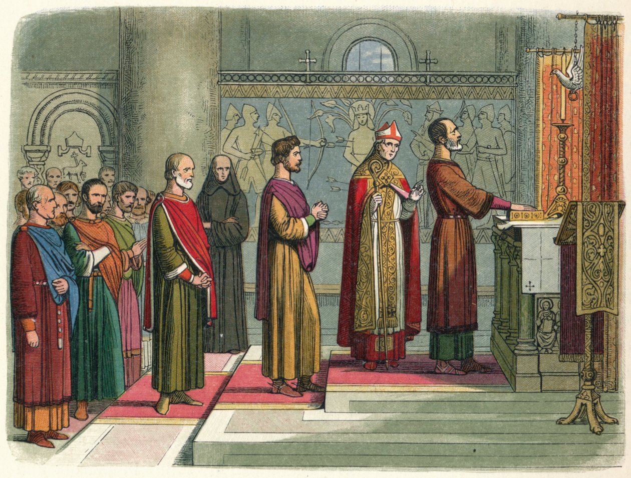 Os barões juram alcançar suas liberdades, 1214 1864 de James William Edmund Doyle