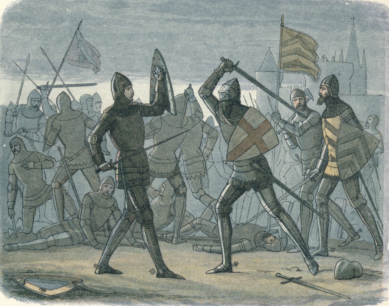 O alívio de Calais, 1864 de James William Edmund Doyle
