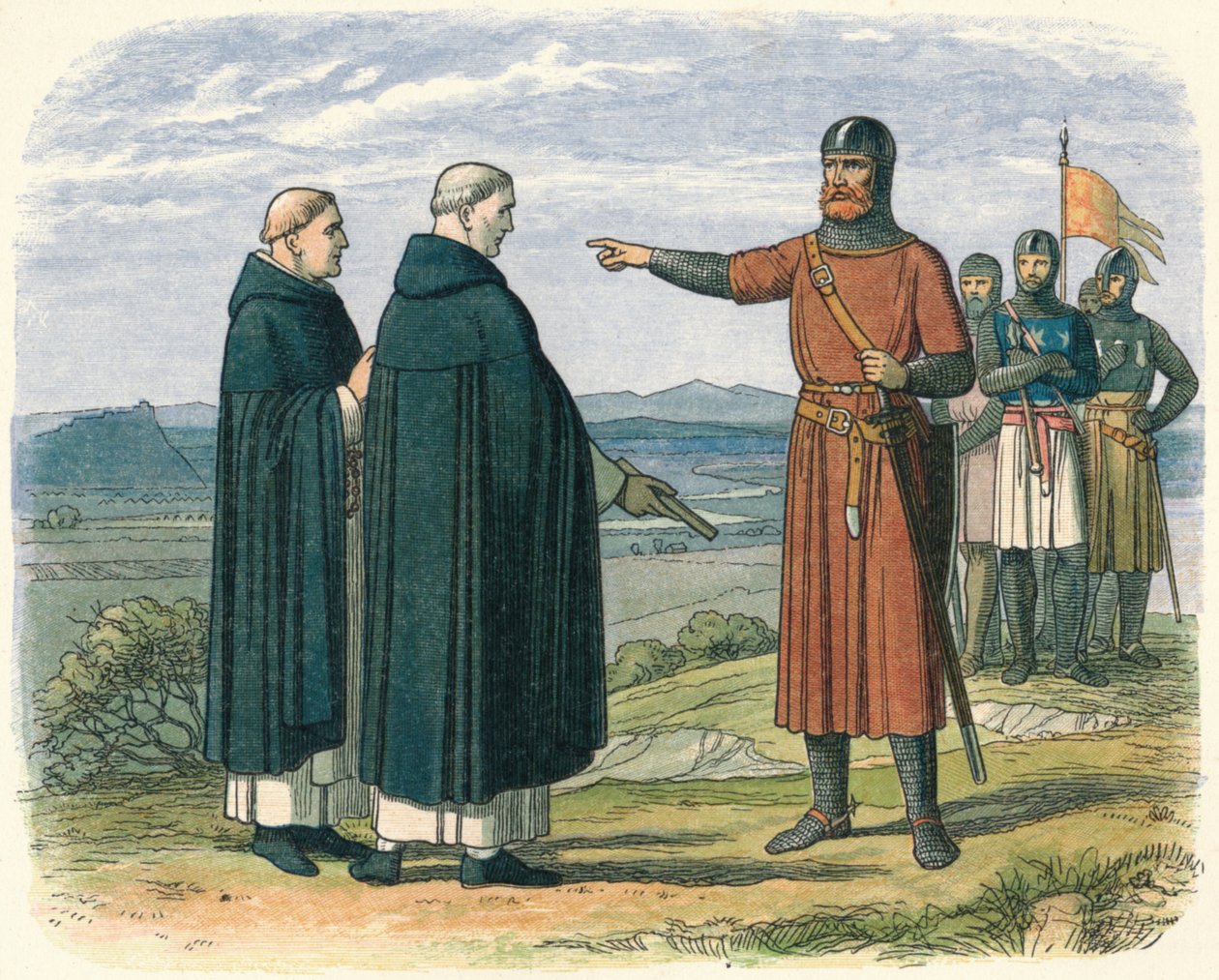 Wallace rejeita as propostas inglesas, 1297 1864 de James William Edmund Doyle