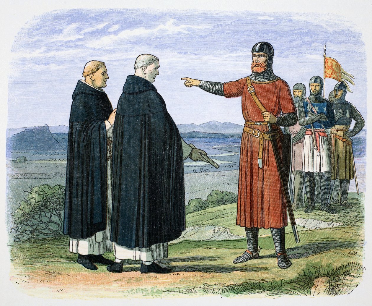 William Wallace rejeita as propostas inglesas, 1297 1864.   de James William Edmund Doyle