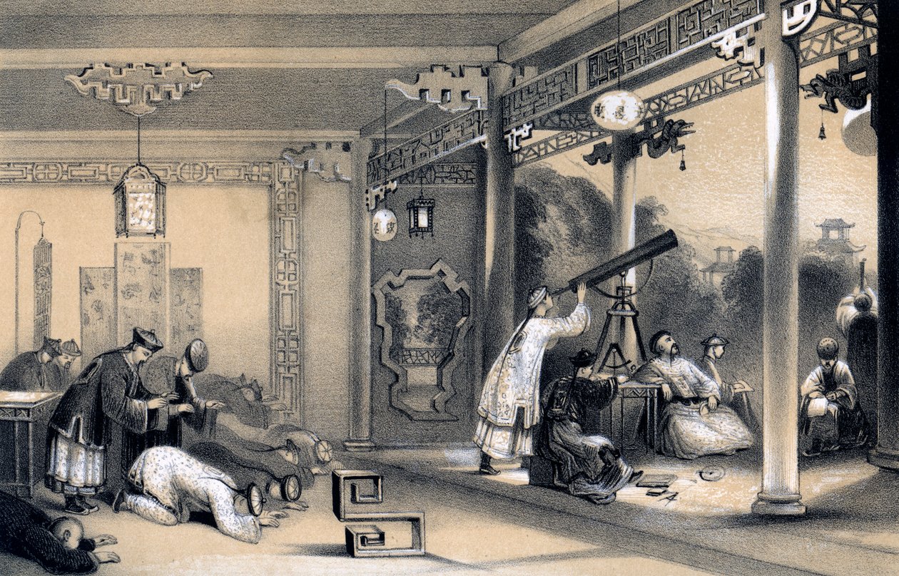 As cerimônias observadas em todas as províncias e cidades da China, por ocasião de um eclipse de 1847. de James William Giles