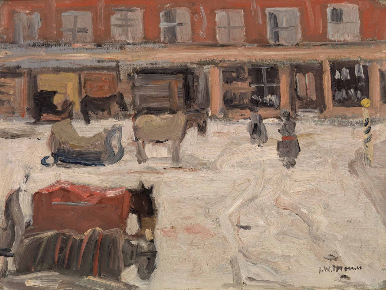 Cena de neve de James Wilson Morrice