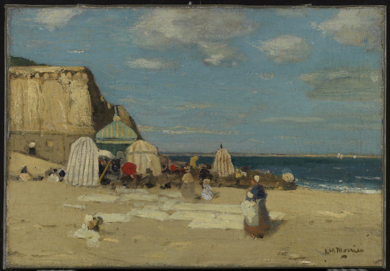A praia, St. Malo, c.1900 de James Wilson Morrice