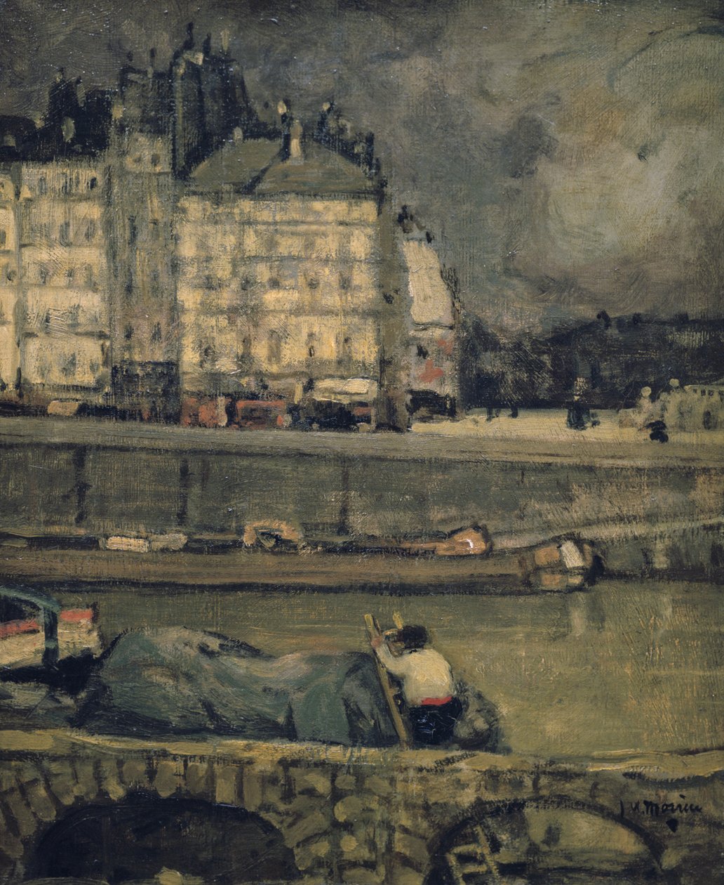 As bordas do Sena, Paris, 1880-1924 de James Wilson Morrice
