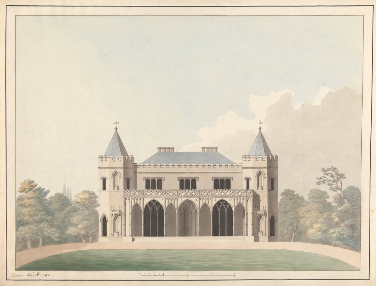 Design para o Little Frogmore: Elevação de James Wyatt