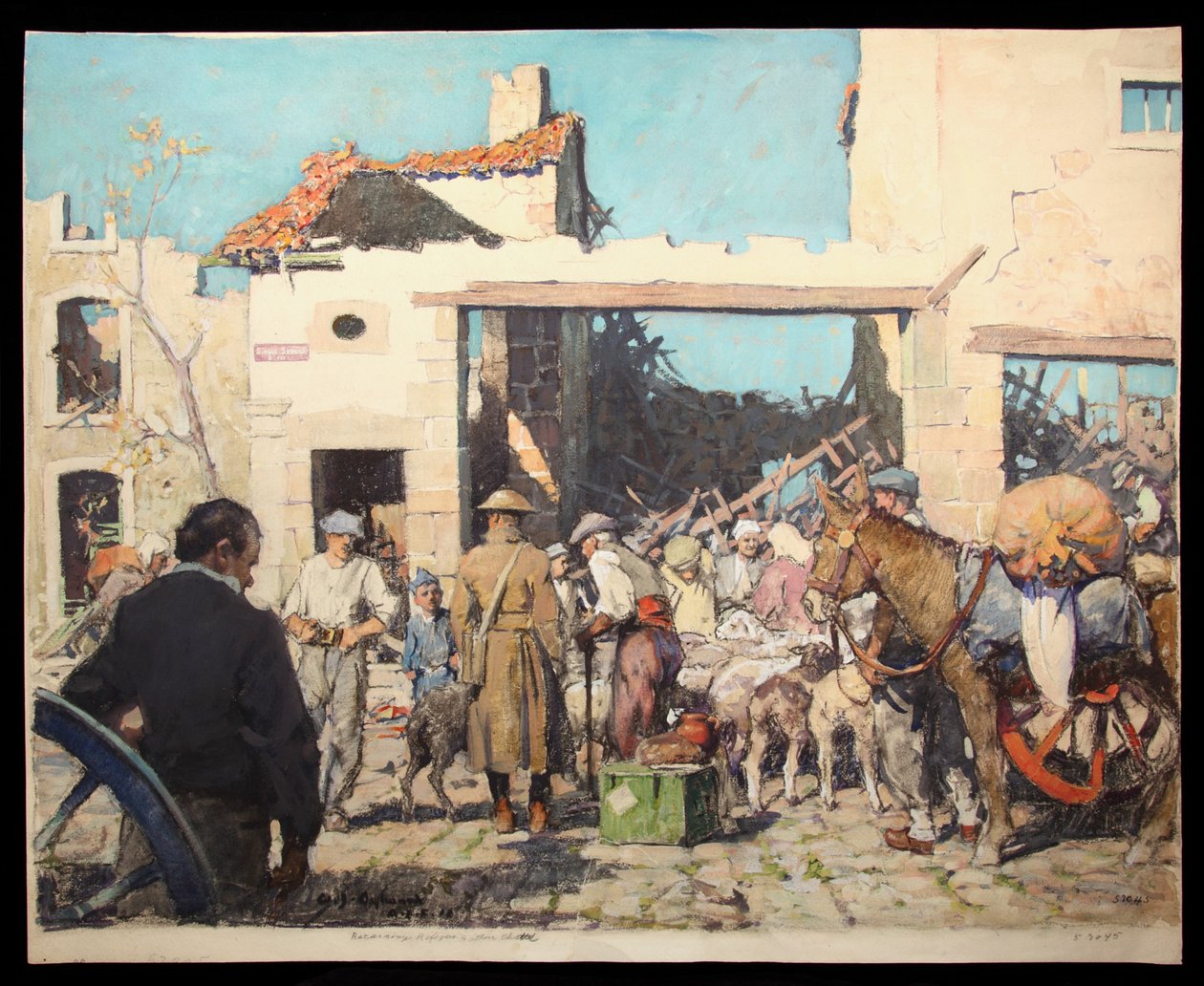Regresso dos refugiados Hatton Chattel de James de Vine Aylward
