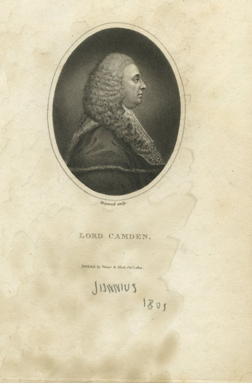 John Jeffreys Pratt, 1º Marquês Camden, 1805 de James, the Elder Hopwood