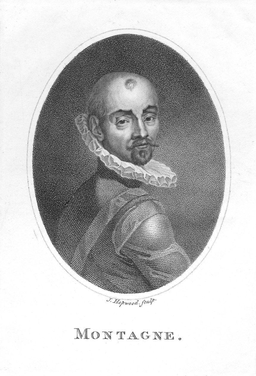 Retrato de Michel de Montaigne de James, the Elder Hopwood