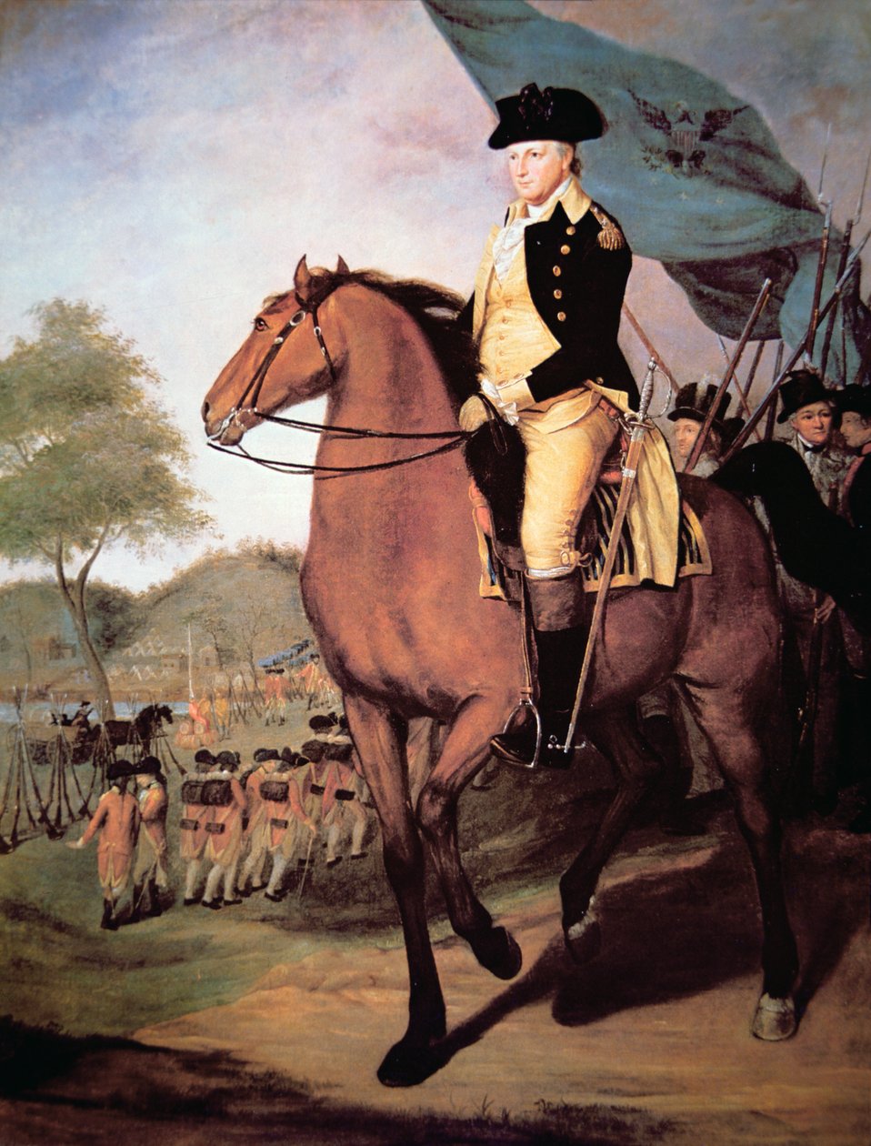 General Gates at Saratoga, c.1799 (óleo sobre tela) de James the Elder Peale