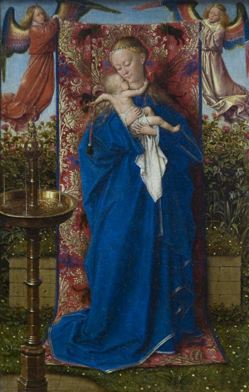 Madonna na fonte de Jan van Eyck