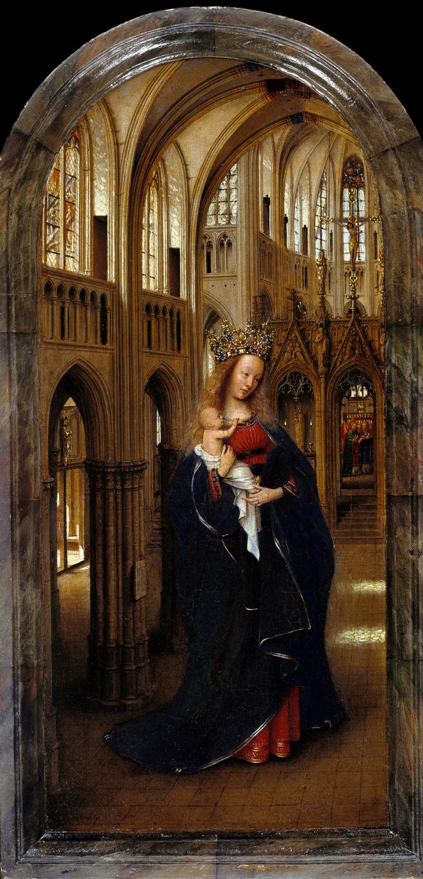 A Madona na Igreja de Jan van Eyck