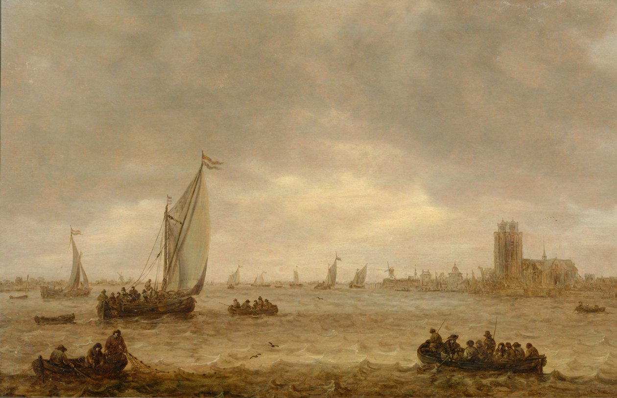 Boca do Meuse (Dordrecht) de Jan Josephsz van Goyen