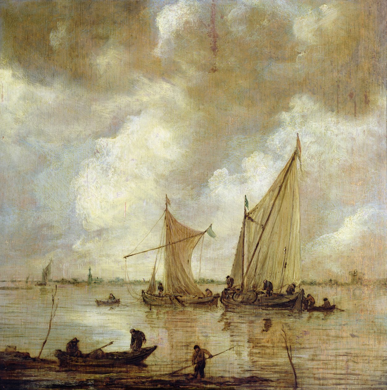 Seascape tormentoso, 1655 de Jan Josephsz van Goyen